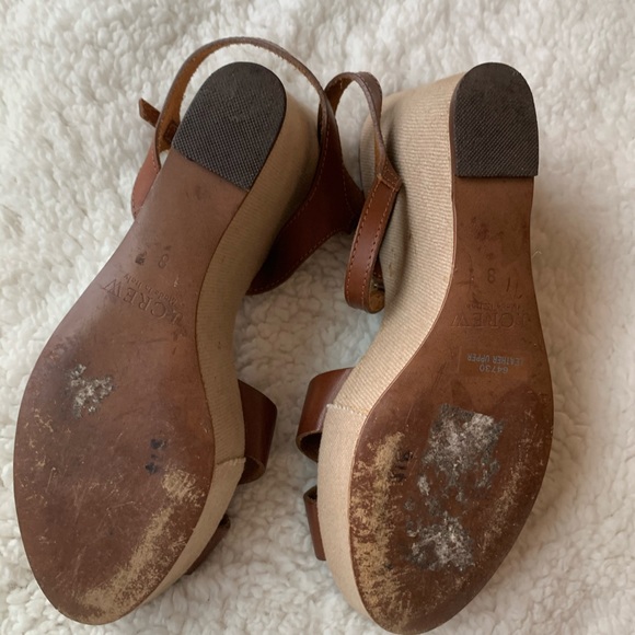 J Crew Genuine Leather Wedges - Picture 2 of 3